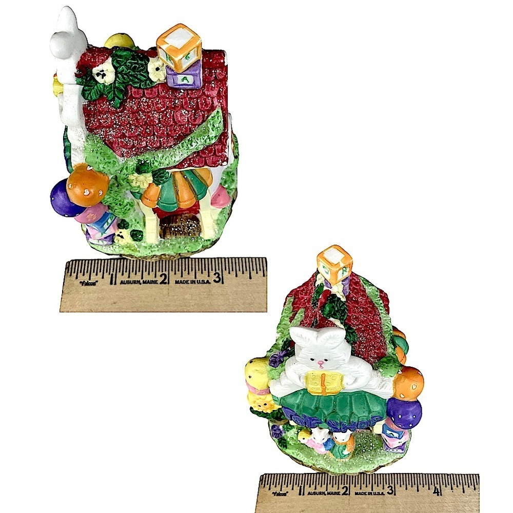 Hoppy Hollow Easter Village Toy Shop House Ceramic Vintage Collectible 2003 - Picture 5 of 16